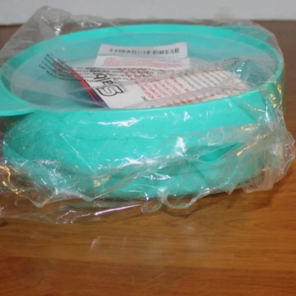 Salbree Microwave Silicone Popcorn Popper Teal New in Bag